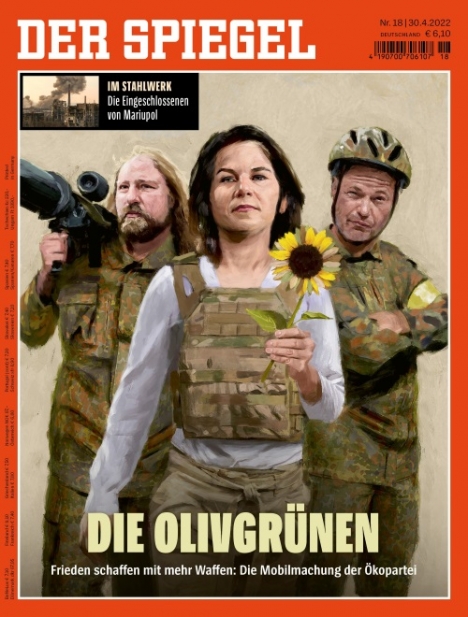 Cover des Monats 2022: Ein kongenialer Spiegel-Titel zeigt den Wandel der Grünen -
